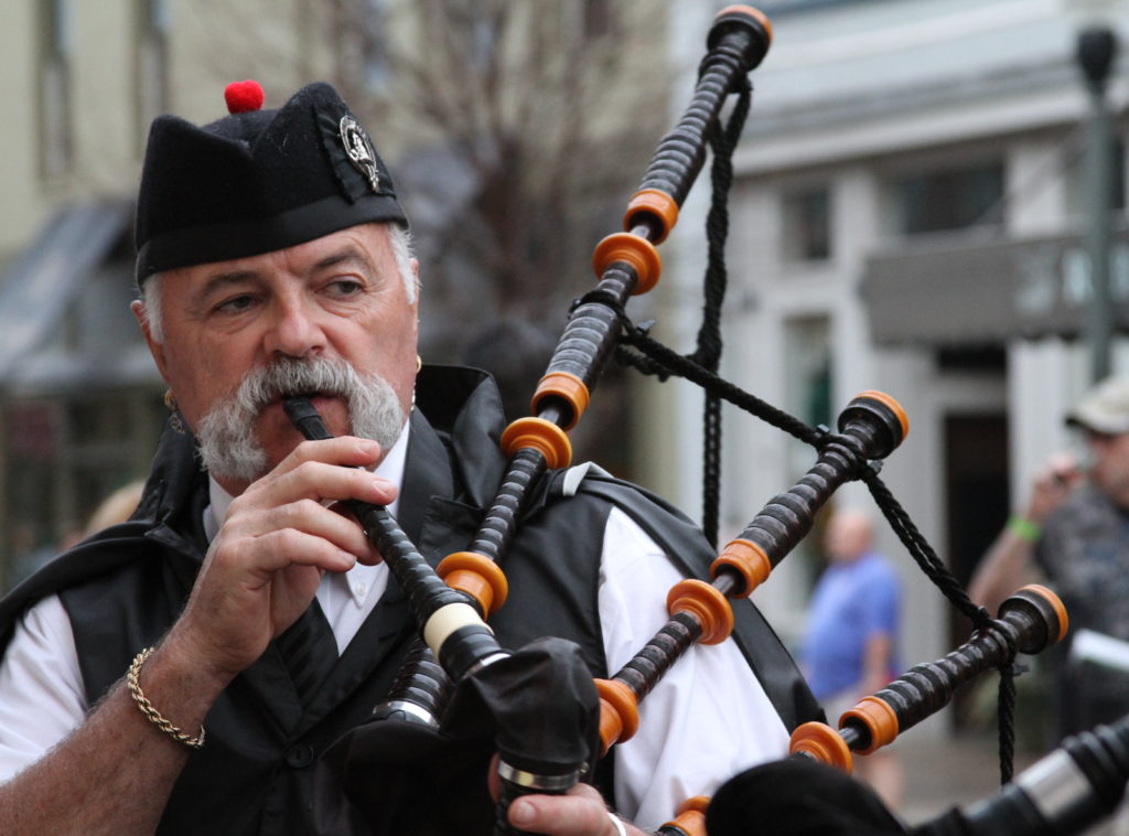 Main Street Brew Fest bagpiper, festivals in Franklin, TN, events, shopping, restaurants, entertainment, music, dining and more!