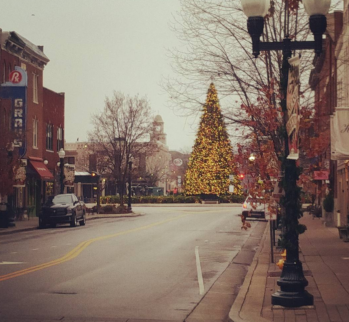 Christmas tree, holiday events in Franklin, TN, FranklinIs for family events, restaurants, shows, shopping, antiques, kids events and more!!